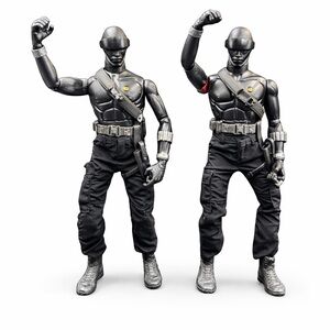 GI Joe Rise of Cobra Snake Eyes 2008 Talking Figures Lot of 2